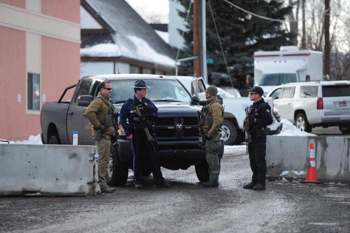OR: Scenes From Burns As Standoff Continues